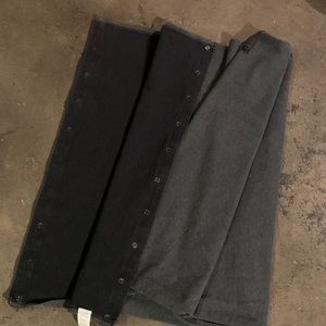 Grey and Black Reversible Lululemon Vinyasa Scarf